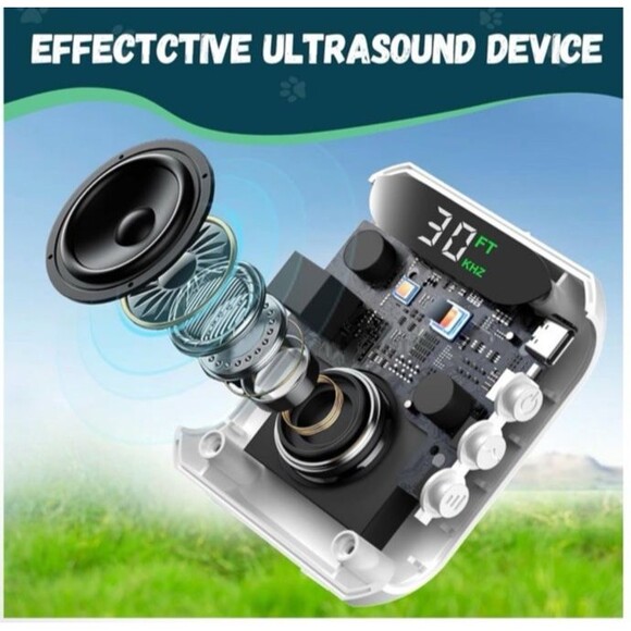 Malok Anti Barking Devices 50 Ft Range Ultrasonic Stop Barking Type C Charging - Picture 9 of 11